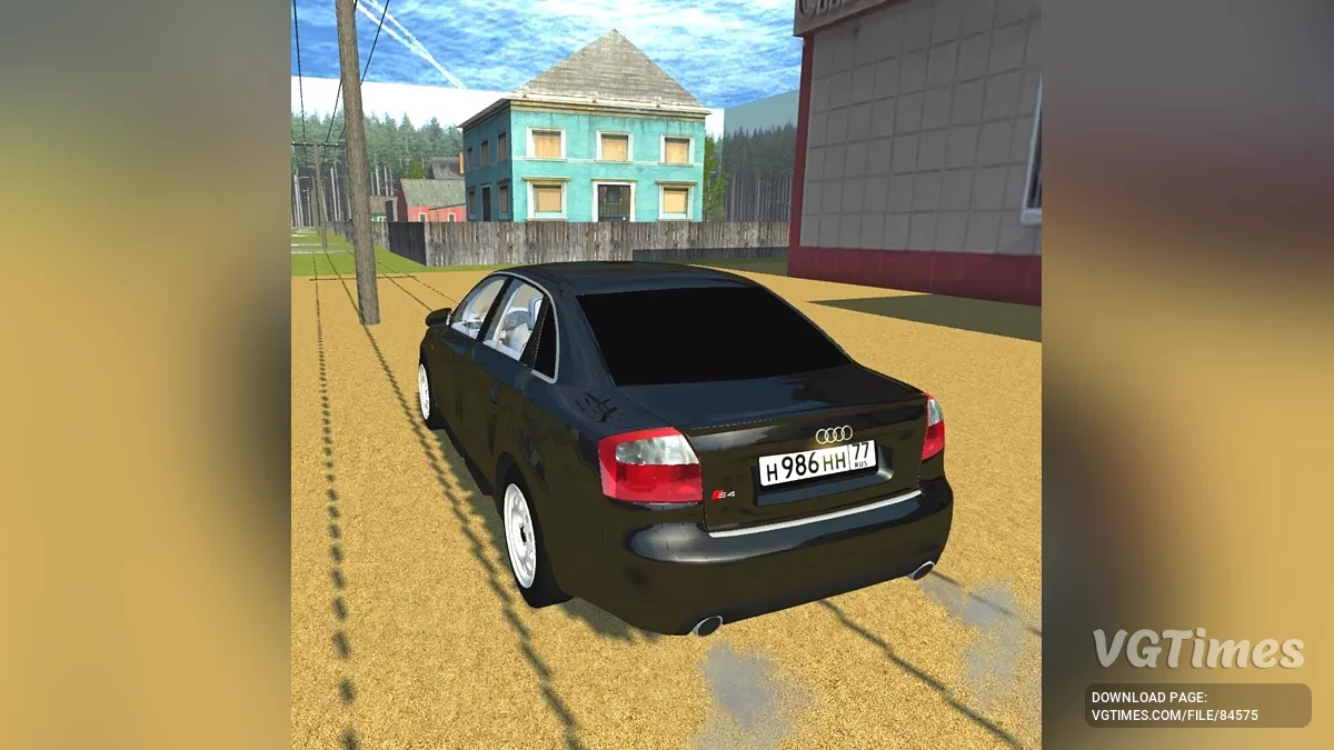 Simple Car Crash Physics Sim — Audi S4 B6