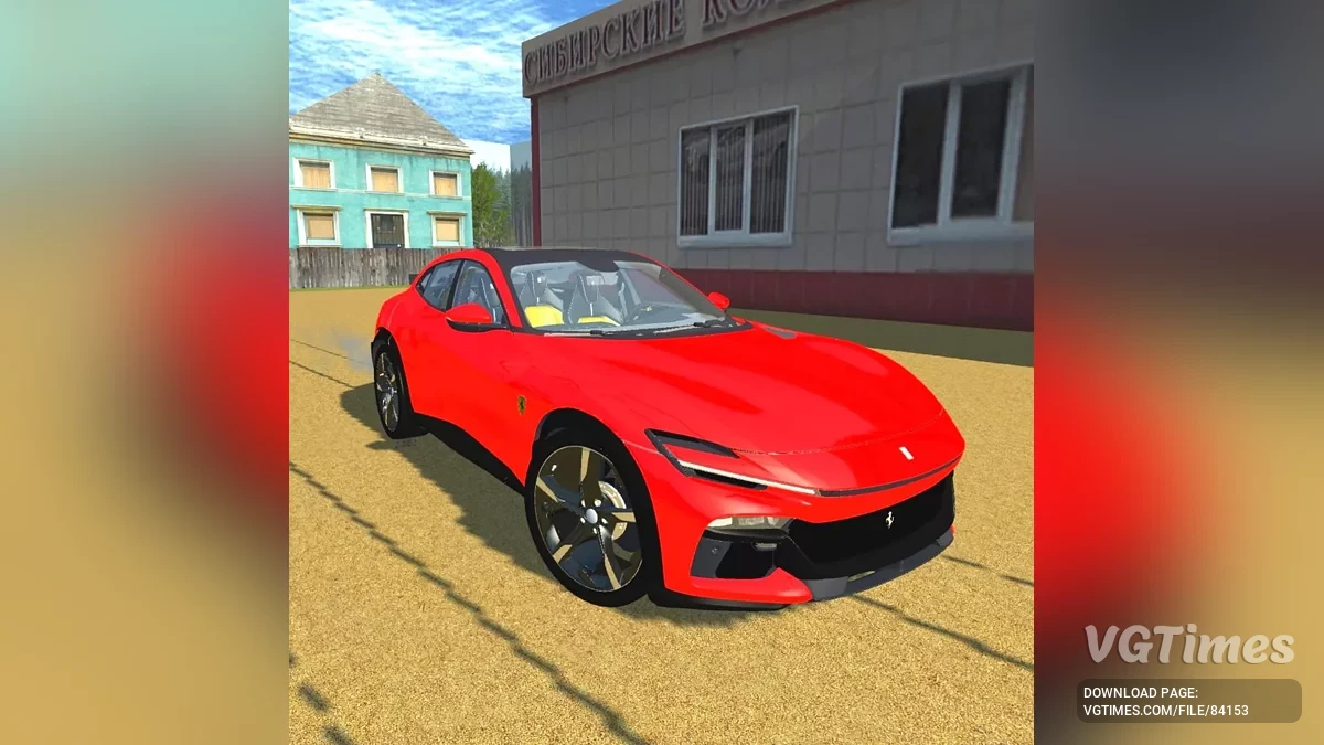Simple Car Crash Physics Sim — Ferrari Purosanque