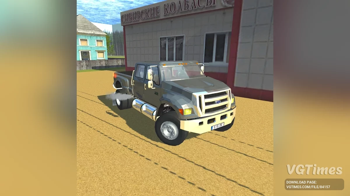 Simple Car Crash Physics Sim — Ford F-650 XLT Super Duty