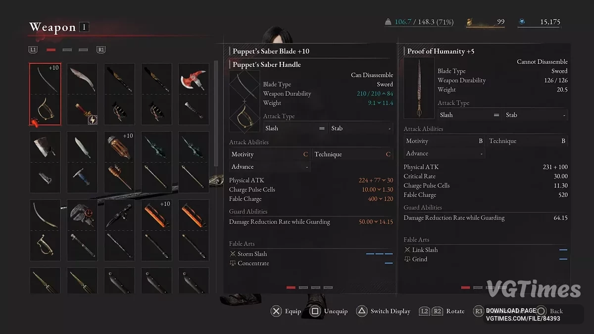 Lies of P: Overture — Готовое сохранение на 93 уровне