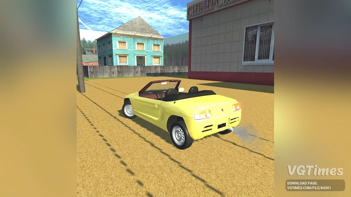 Simple Car Crash Physics Sim — Honda Beat