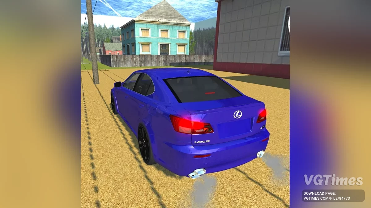 Simple Car Crash Physics Sim — Lexus IS F (2009)