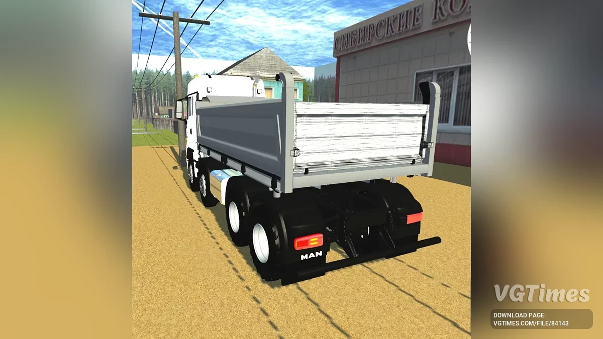 Simple Car Crash Physics Sim — Man TGS 8x4