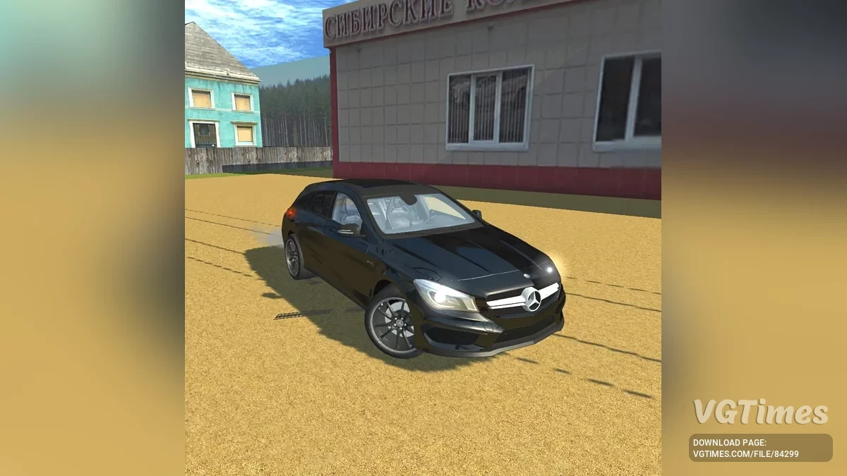 Simple Car Crash Physics Sim — Mercedes-Benz CLA 45 AMG Shooting brake