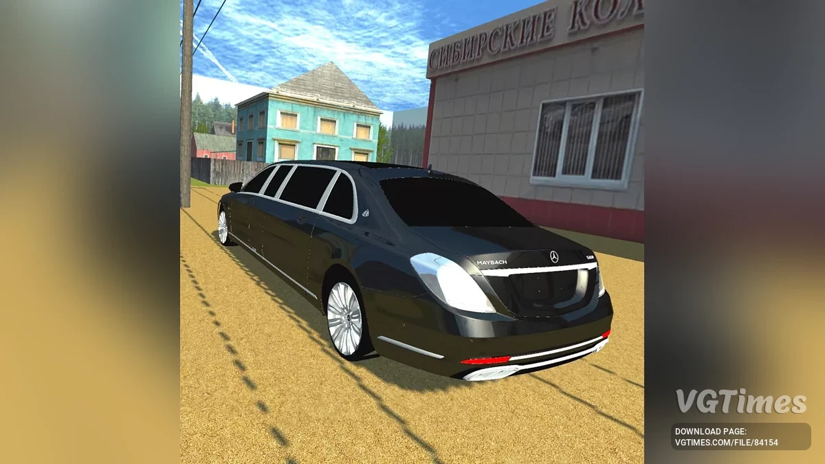 Simple Car Crash Physics Sim — Mercedes Maybach S650 Pullman