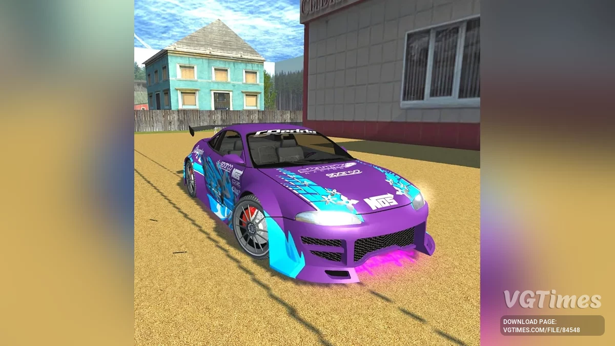 Simple Car Crash Physics Sim — Mitsubishi Eclipse 2G NFS Underground