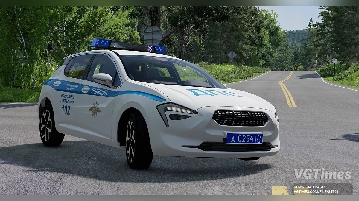 BeamNG.drive — Пак скинов полиции и милиции России (0.36.x)