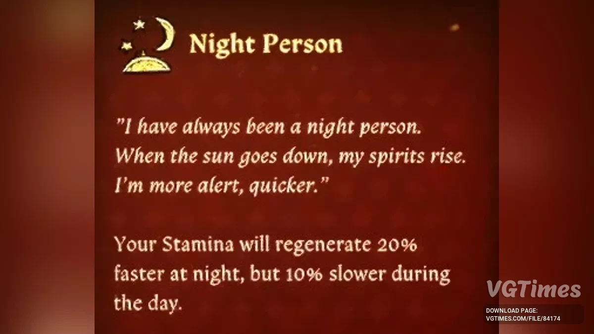 Kingdom Come: Deliverance 2 — Перк «Ночная персона»