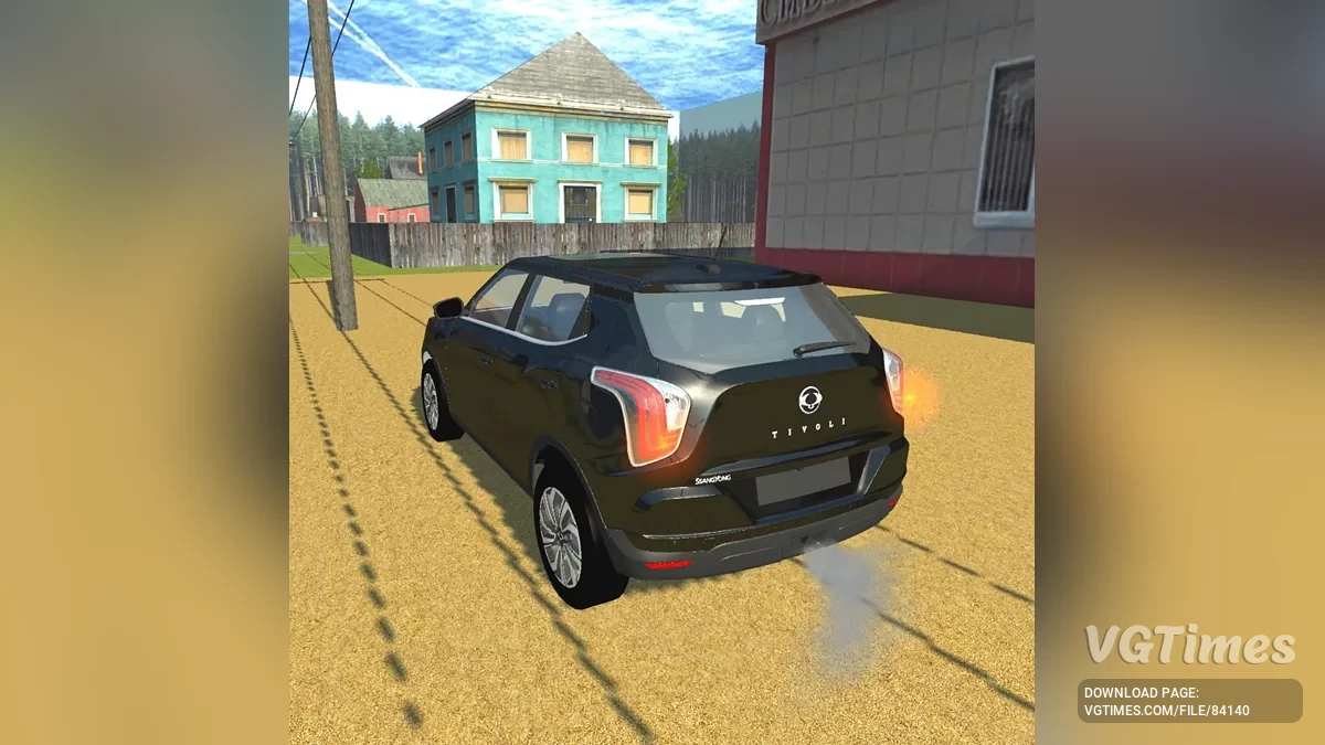 Simple Car Crash Physics Sim — SsangYong Tivoli 2023