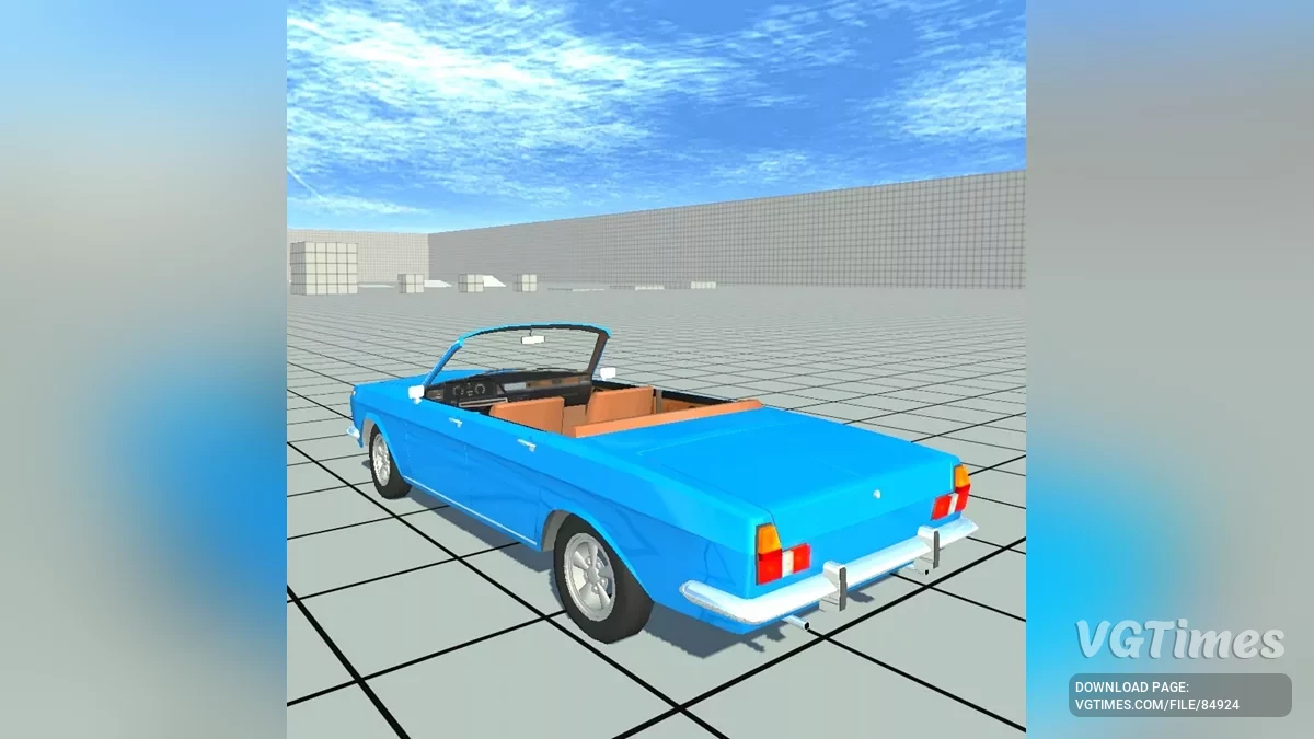 Not Simple Car Crash — Волга кабриолет