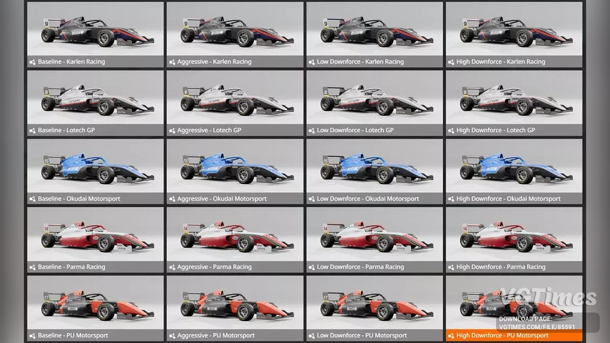 BeamNG.drive — Carbonworks F4 (0.36.x)