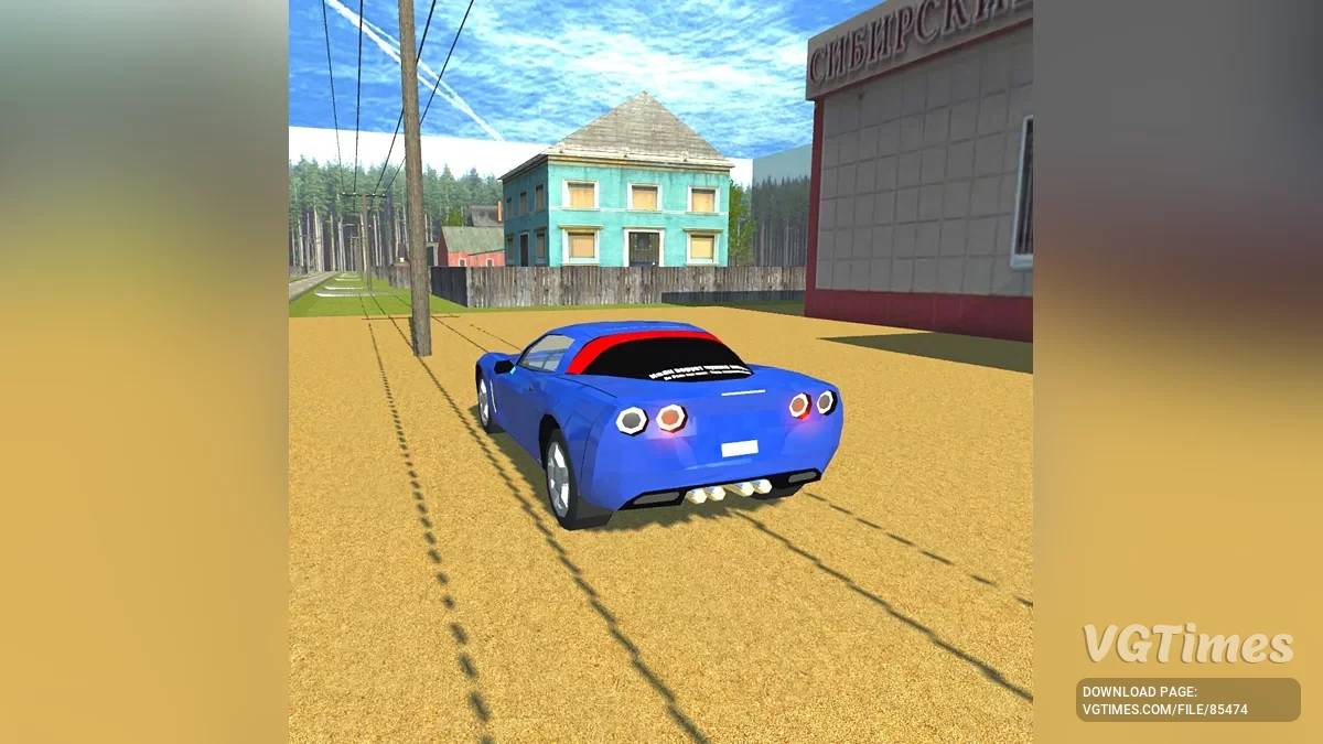 Simple Car Crash Physics Sim — Chevrolet Corvette C6