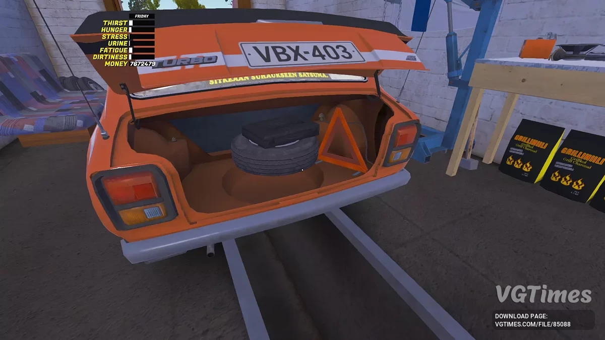 My Summer Car — GT Satsuma, Гифу, Фургон, Руско и трактор дома