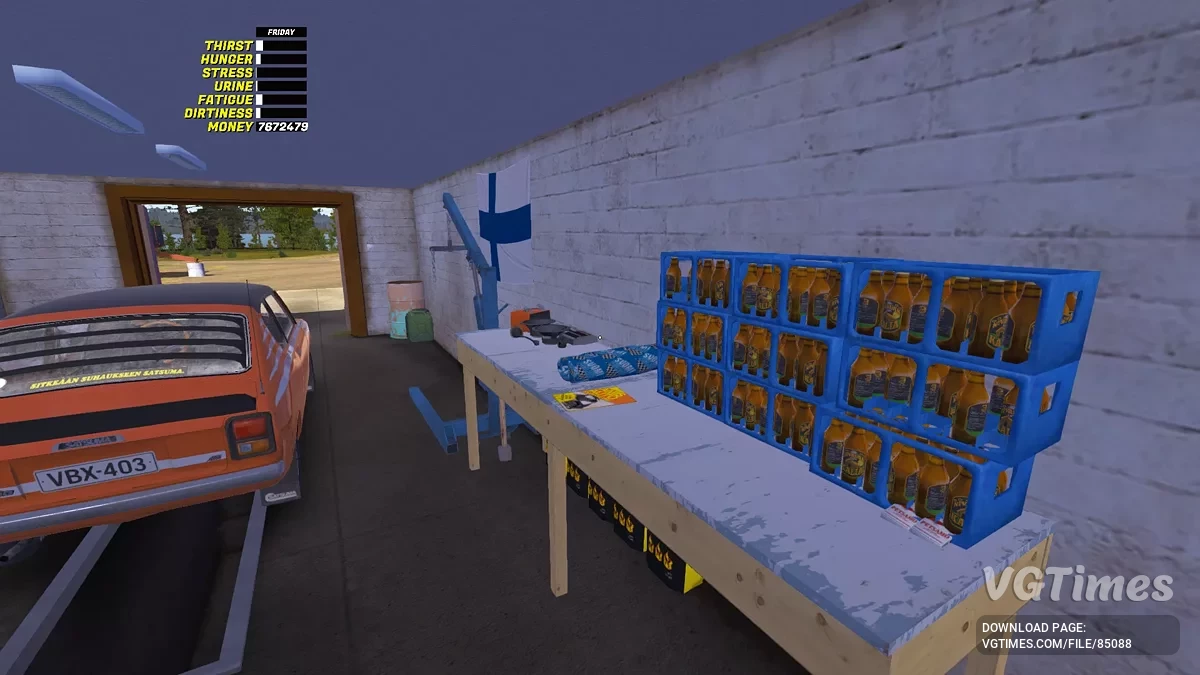 My Summer Car — GT Satsuma, Гифу, Фургон, Руско и трактор дома