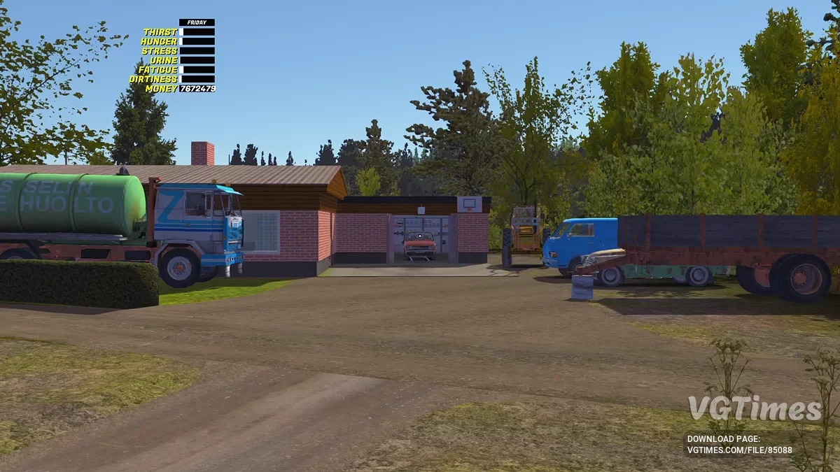 My Summer Car — GT Satsuma, Гифу, Фургон, Руско и трактор дома