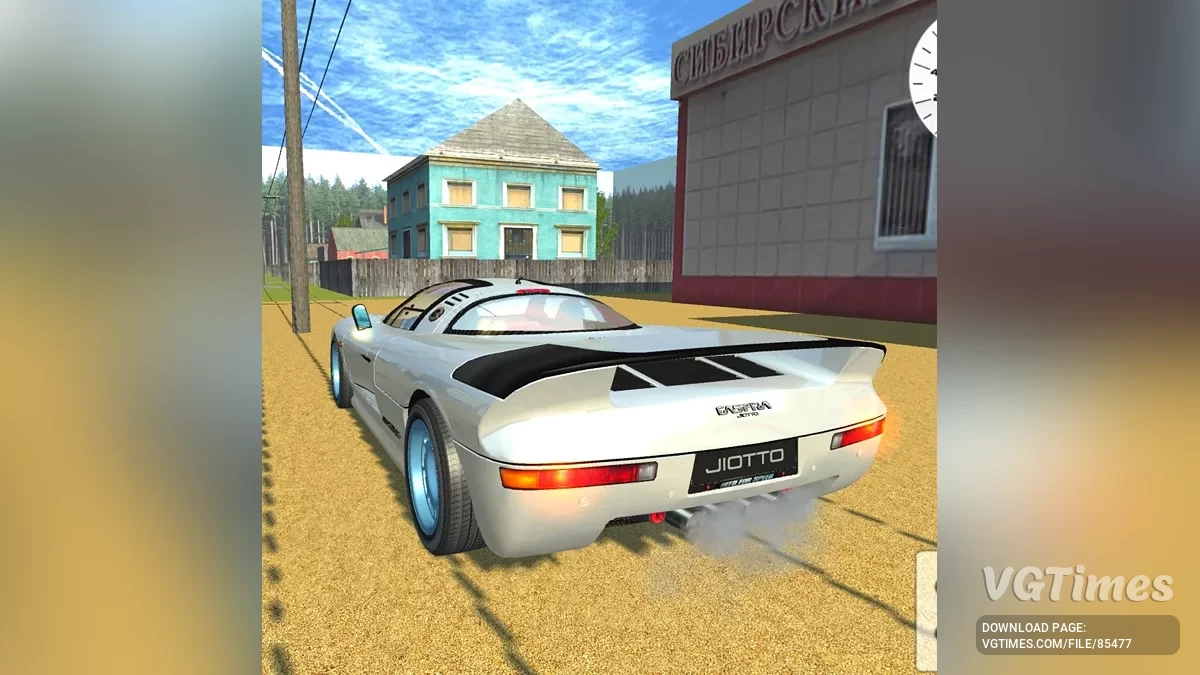 Simple Car Crash Physics Sim — Jiotto Caspita F1 Road Car