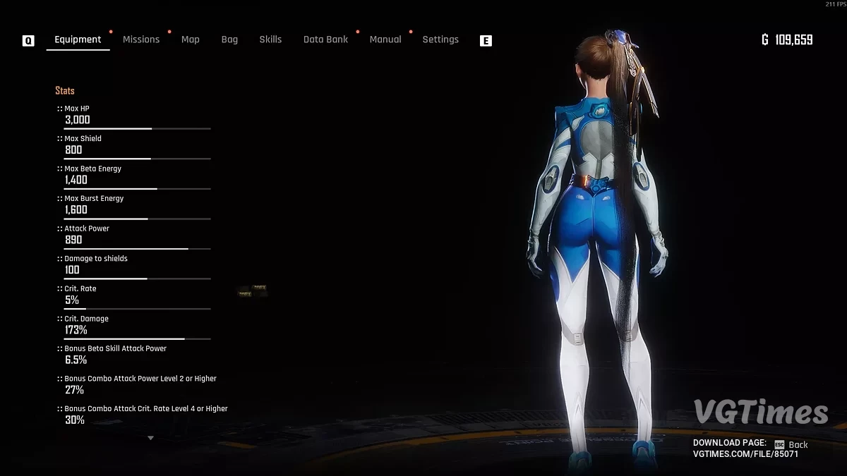 Stellar Blade — Костюм женщины-невидимки из фильма "Фантастическая четверка"