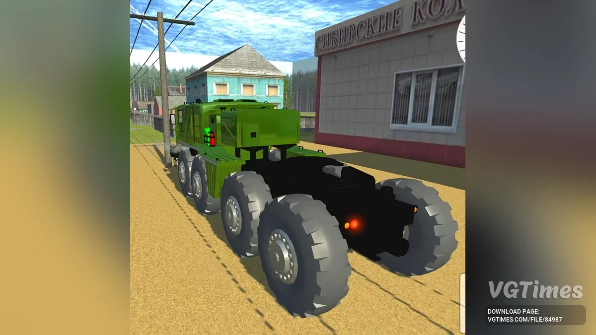 Simple Car Crash Physics Sim — MAZ 537 offroad