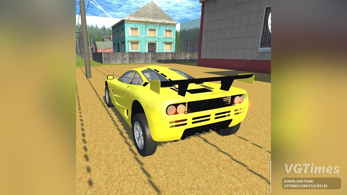 Simple Car Crash Physics Sim — Mclaren f1 gtr