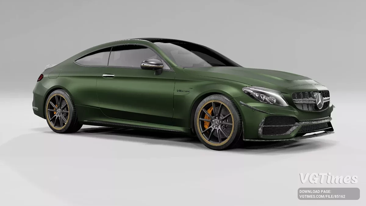 BeamNG.drive — Mercedes Benz C63S AMG Coupé v1.3 (0.36.x)