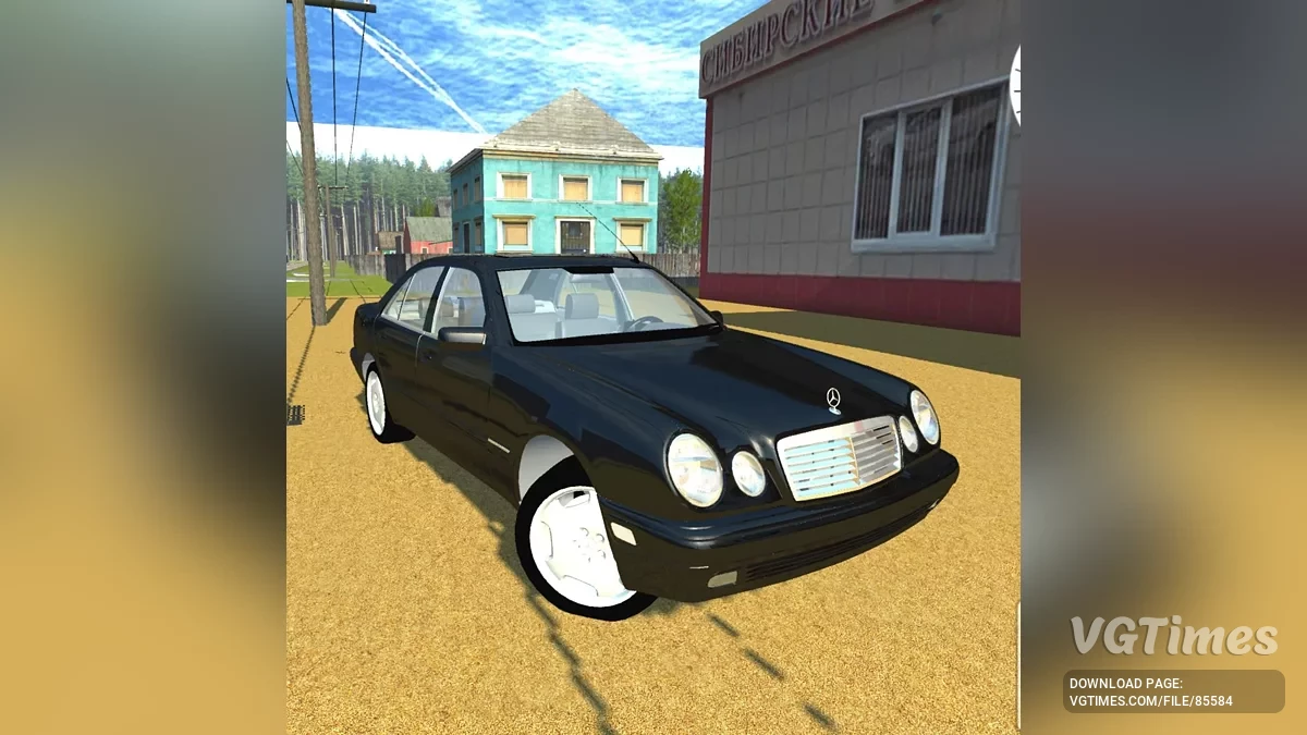 Simple Car Crash Physics Sim — Mercedes E420