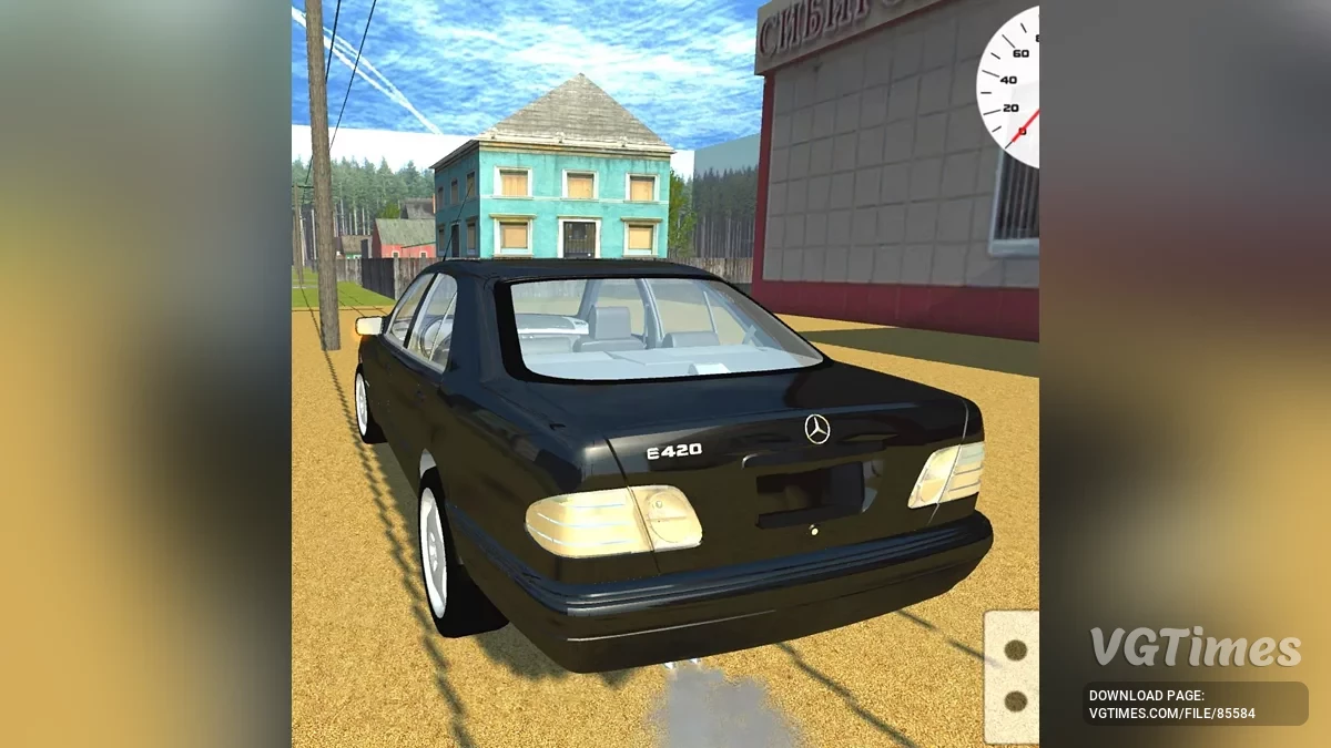 Simple Car Crash Physics Sim — Mercedes E420