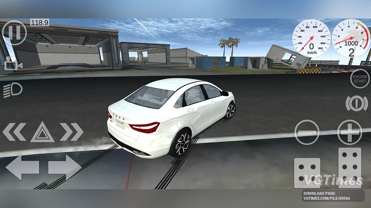Simple Car Crash Physics Sim — Мини-гоночная трасса (для картинга)