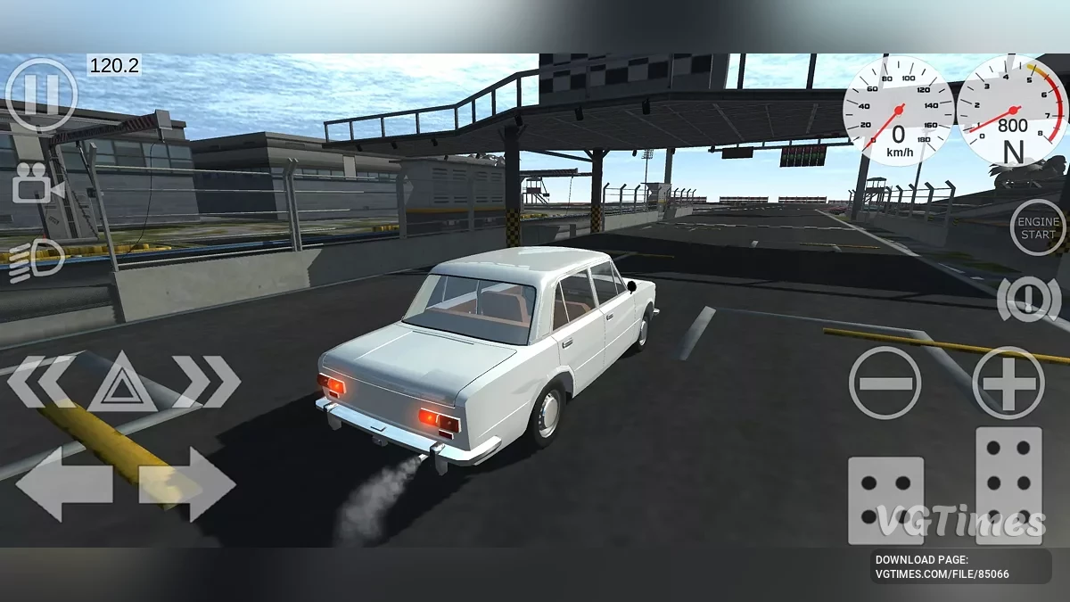 Simple Car Crash Physics Sim — Мини-гоночная трасса (для картинга)