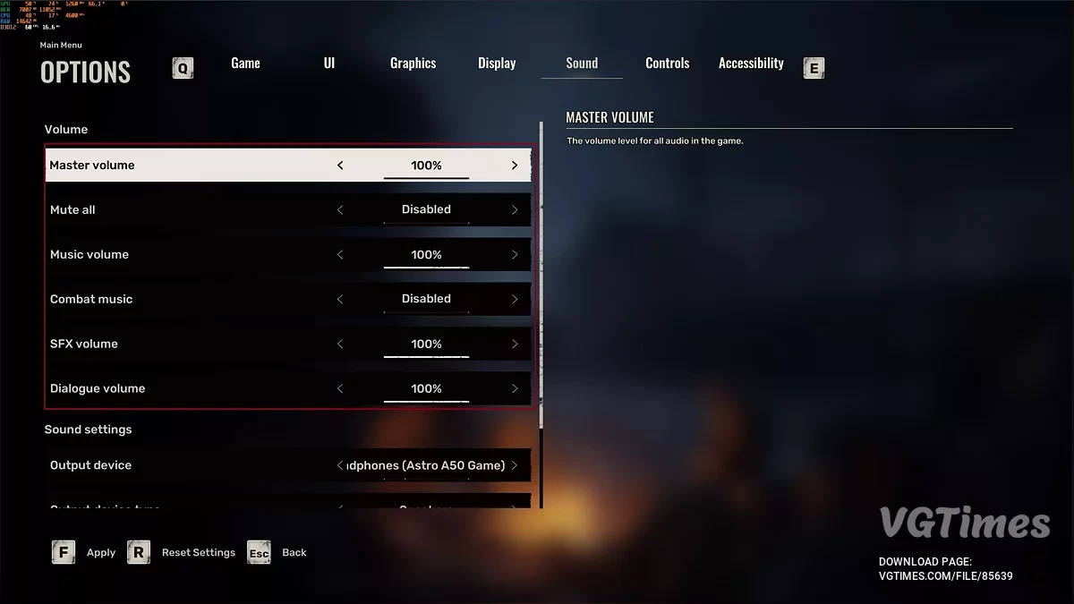 S.T.A.L.K.E.R. 2: Heart of Chornobyl — Отключение фоновой музыки