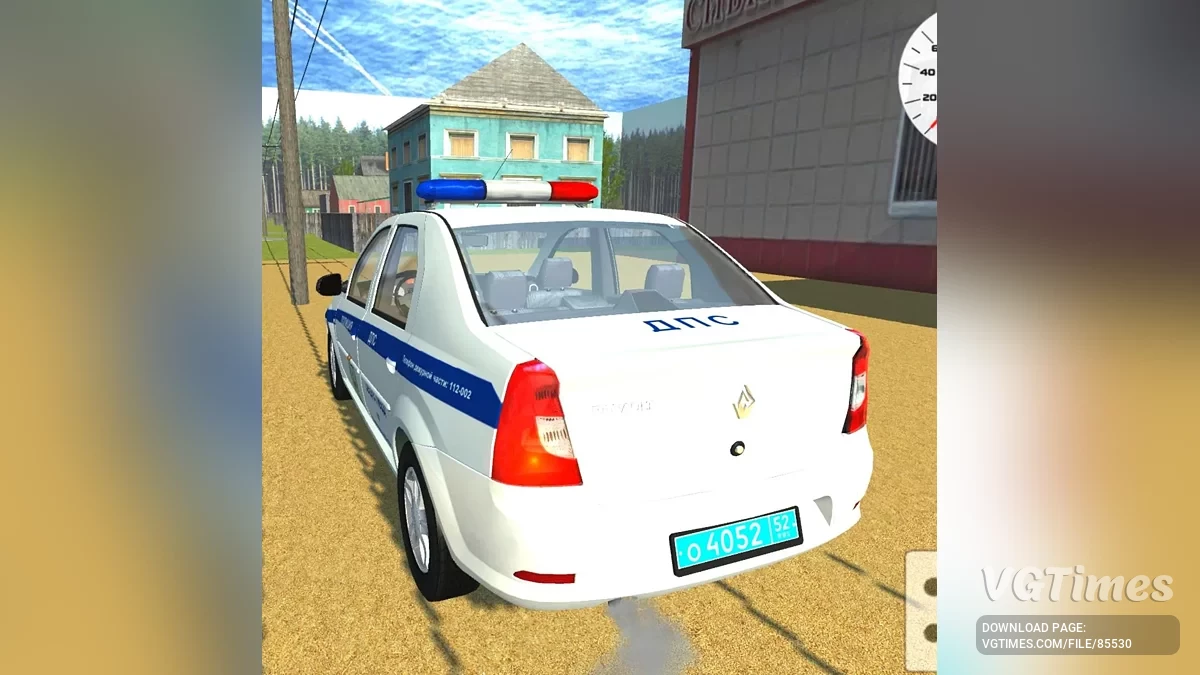 Simple Car Crash Physics Sim — Renault Logan ДПС