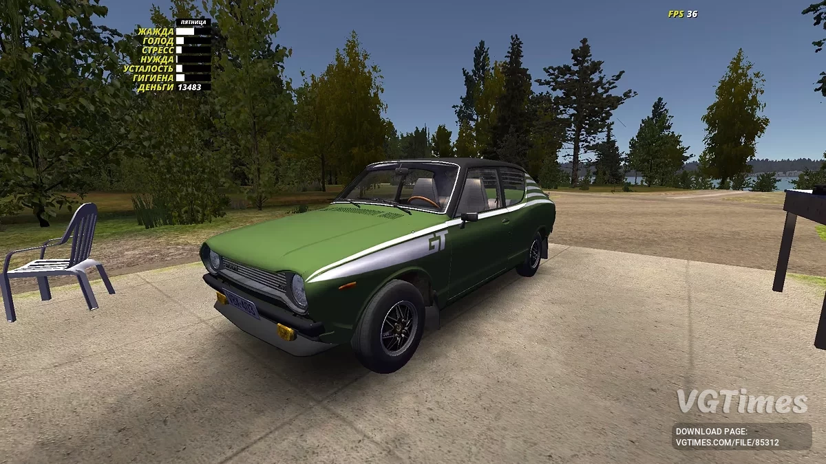 Satsuma GT в зелёной покраске