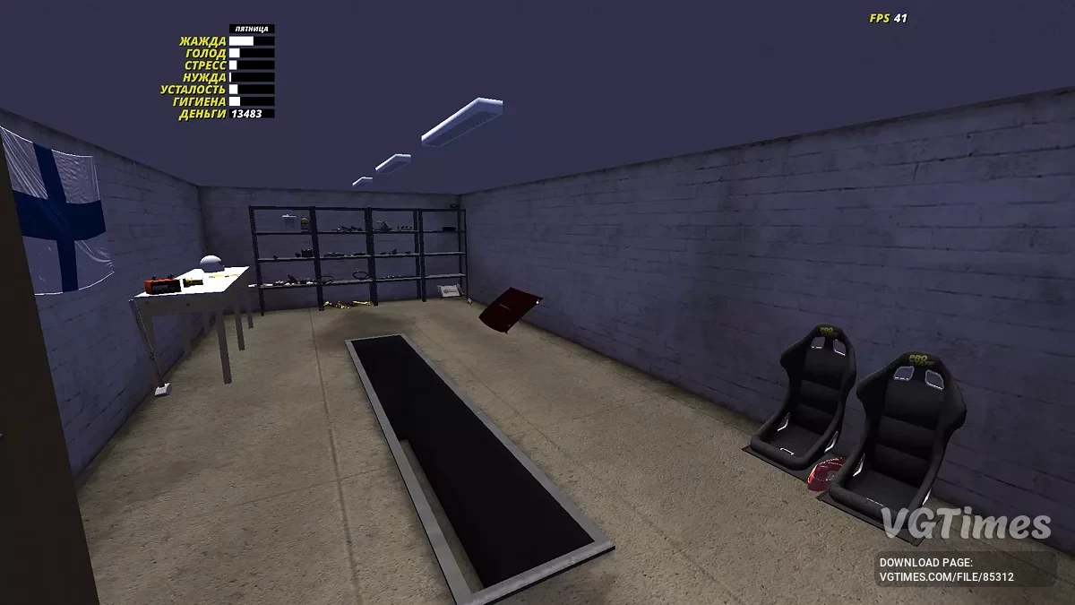 My Summer Car — Satsuma GT в зелёной покраске