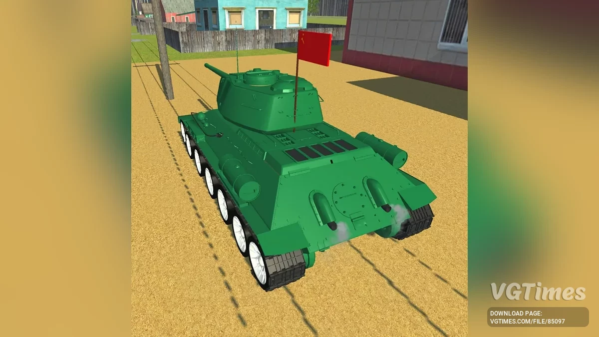 Simple Car Crash Physics Sim — Танк Т-34