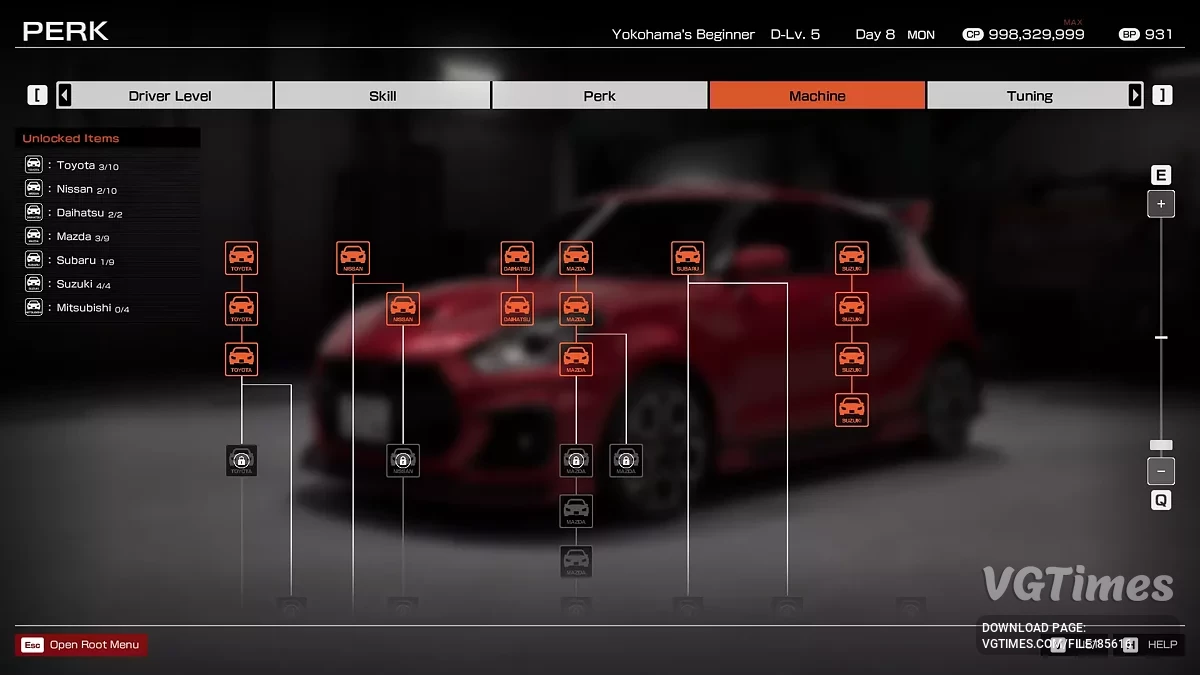 Tokyo Xtreme Racer — Начало игры, много денег [Build 19169798]