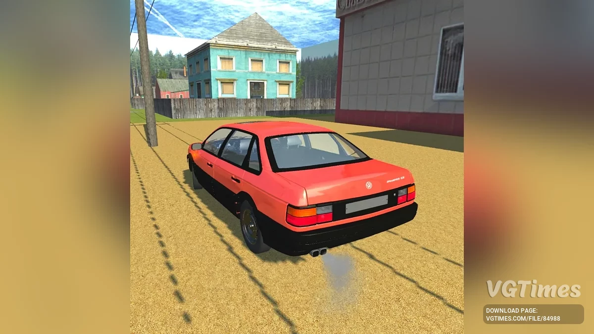 Simple Car Crash Physics Sim — VW Passat B3
