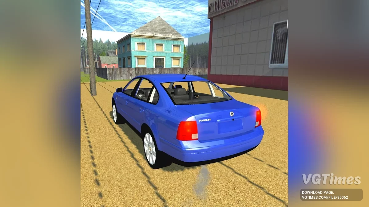 Simple Car Crash Physics Sim — VW Passat B5