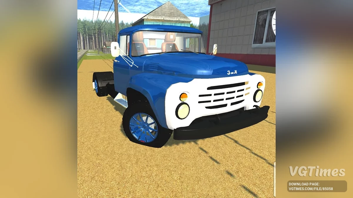 Simple Car Crash Physics Sim — Zil-130 Mercedes