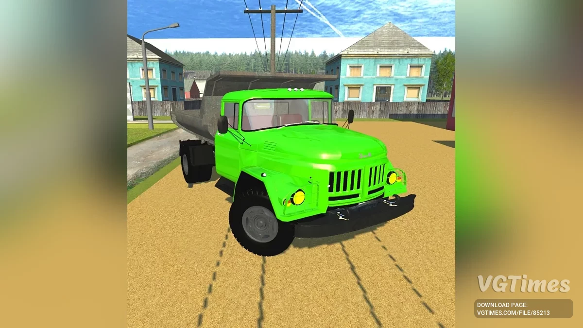 Simple Car Crash Physics Sim — ЗИЛ 131 самосвал