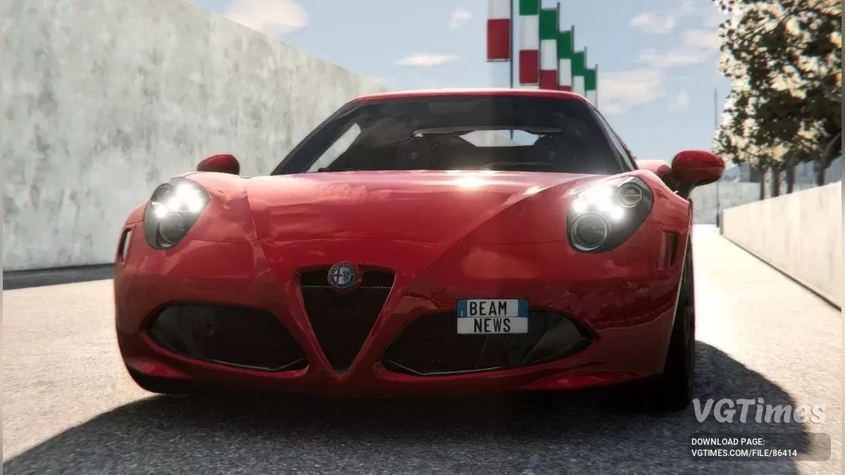 BeamNG.drive — Alfa Romeo 4C v3.1 (0.36.x)