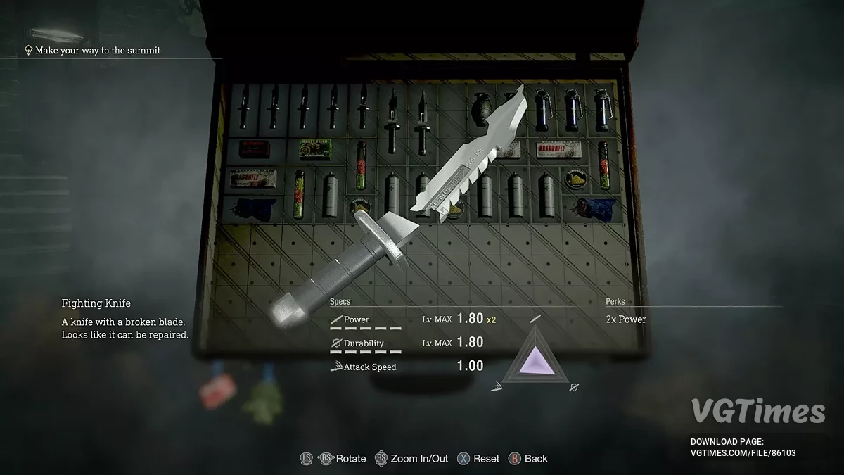 Resident Evil 4 Remake (2023) — Армейский нож CV