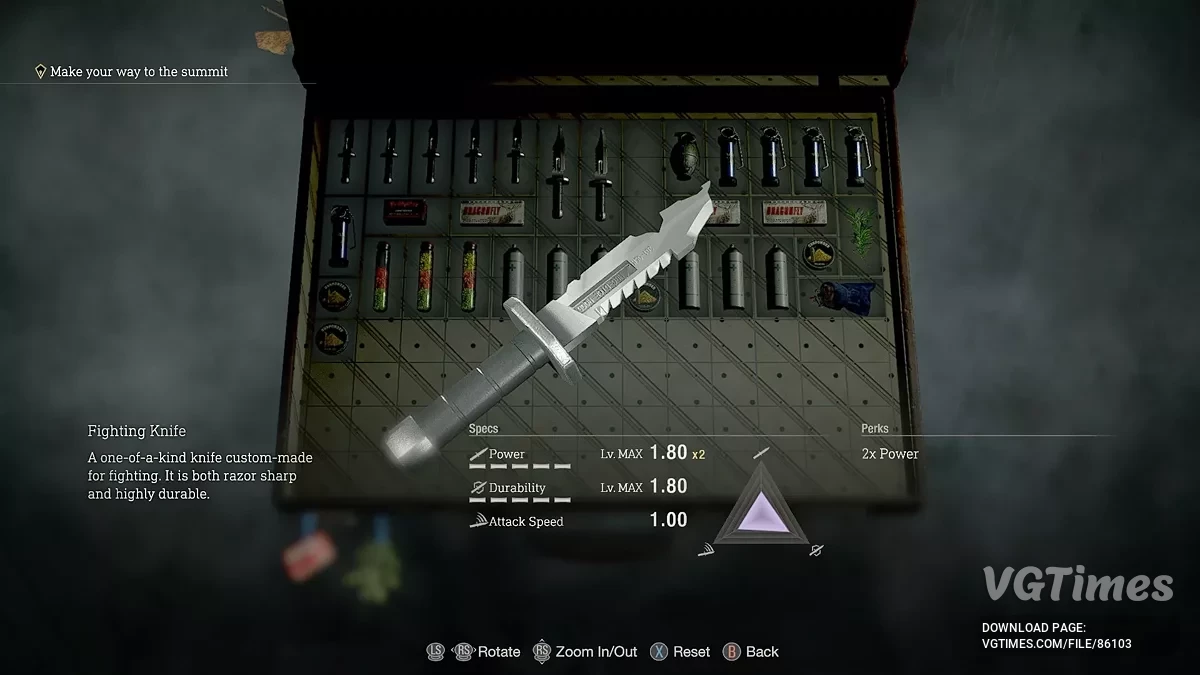 Resident Evil 4 Remake (2023) — Армейский нож CV