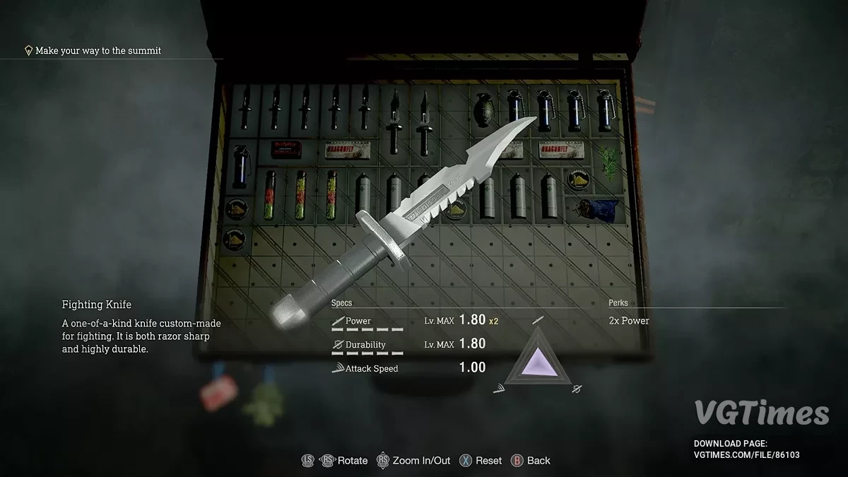 Resident Evil 4 Remake (2023) — Армейский нож CV