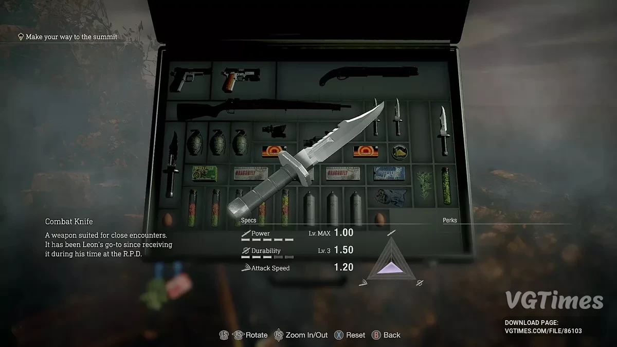 Resident Evil 4 Remake (2023) — Армейский нож CV