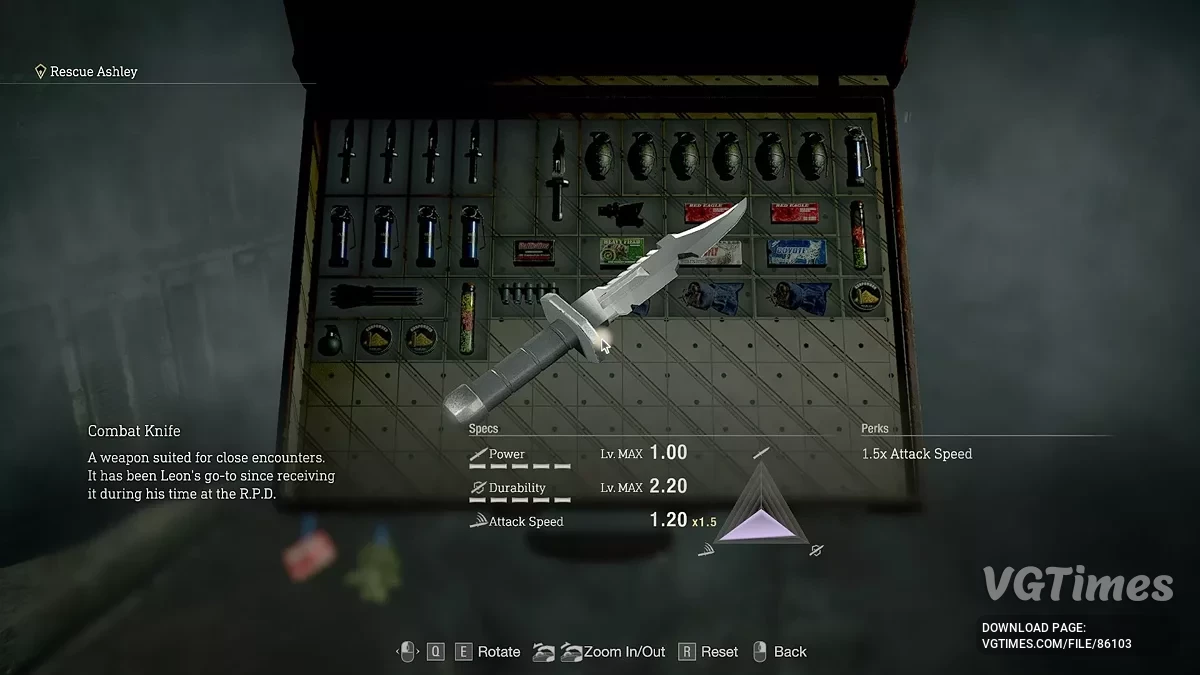 Resident Evil 4 Remake (2023) — Армейский нож CV