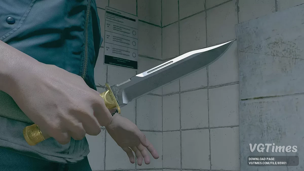 Resident Evil 4 Remake (2023) — Армейский нож Scratch