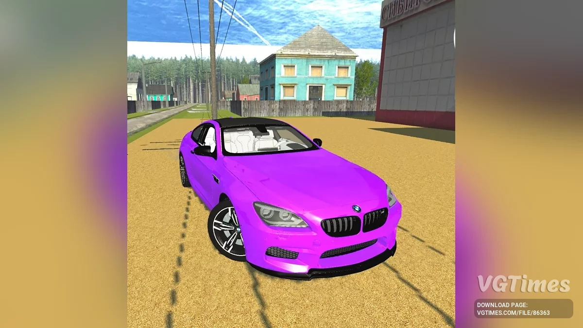 Simple Car Crash Physics Sim — BMW M6 turbo