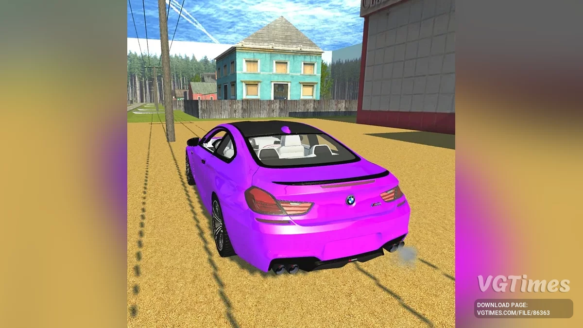 Simple Car Crash Physics Sim — BMW M6 turbo