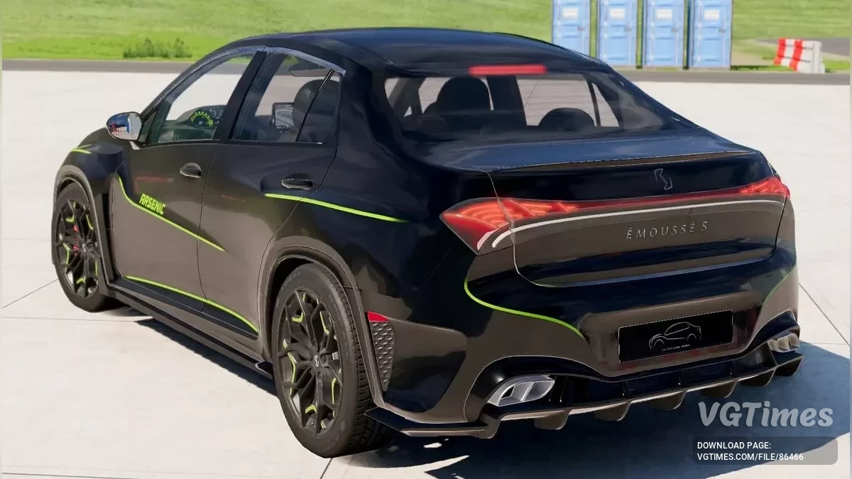 BeamNG.drive — Cherrier Émoussé Sedan v4.3 (0.36.x)