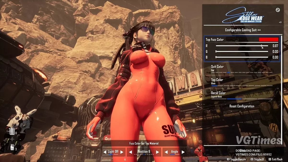 Stellar Blade — CNS — пользовательская настройка наносьютов