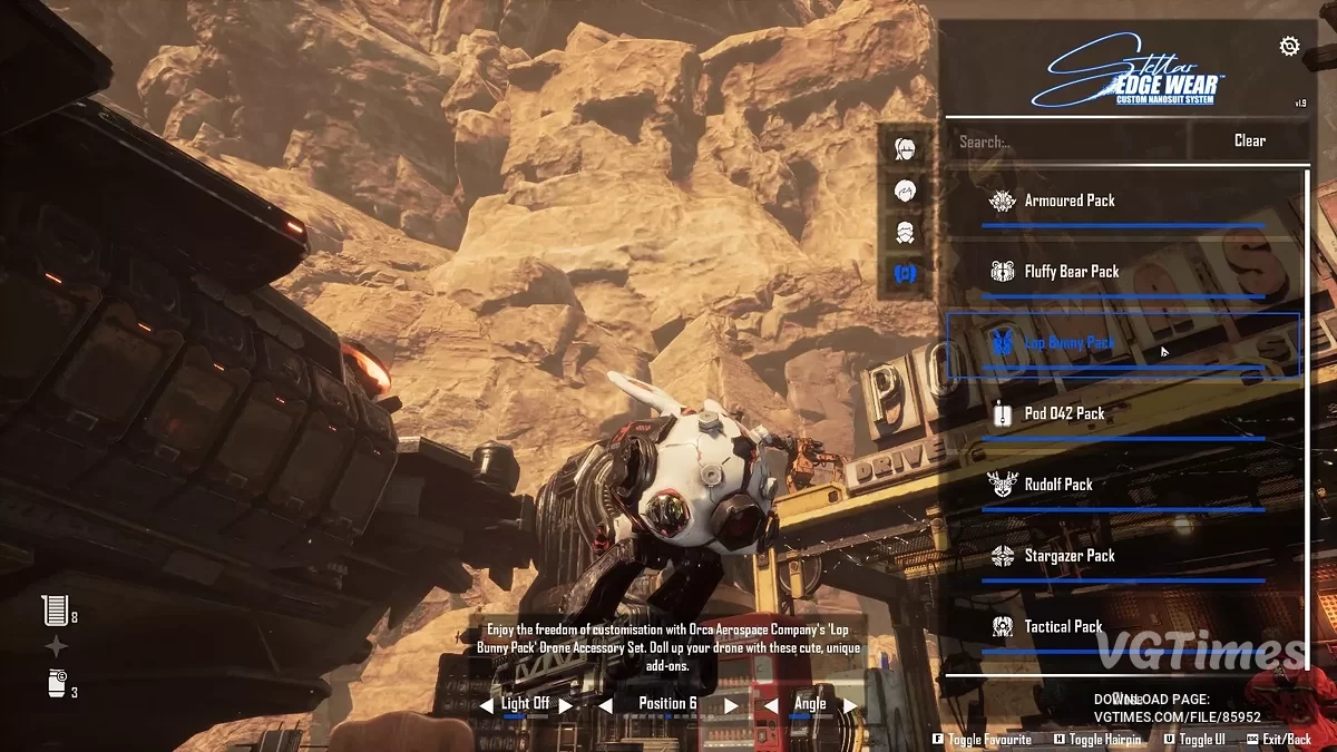 Stellar Blade — CNS — пользовательская настройка наносьютов